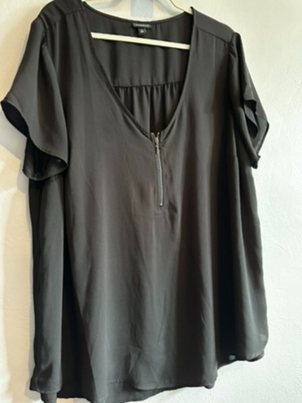 Torrid Black Sheer Top - Size 2 (2x)
